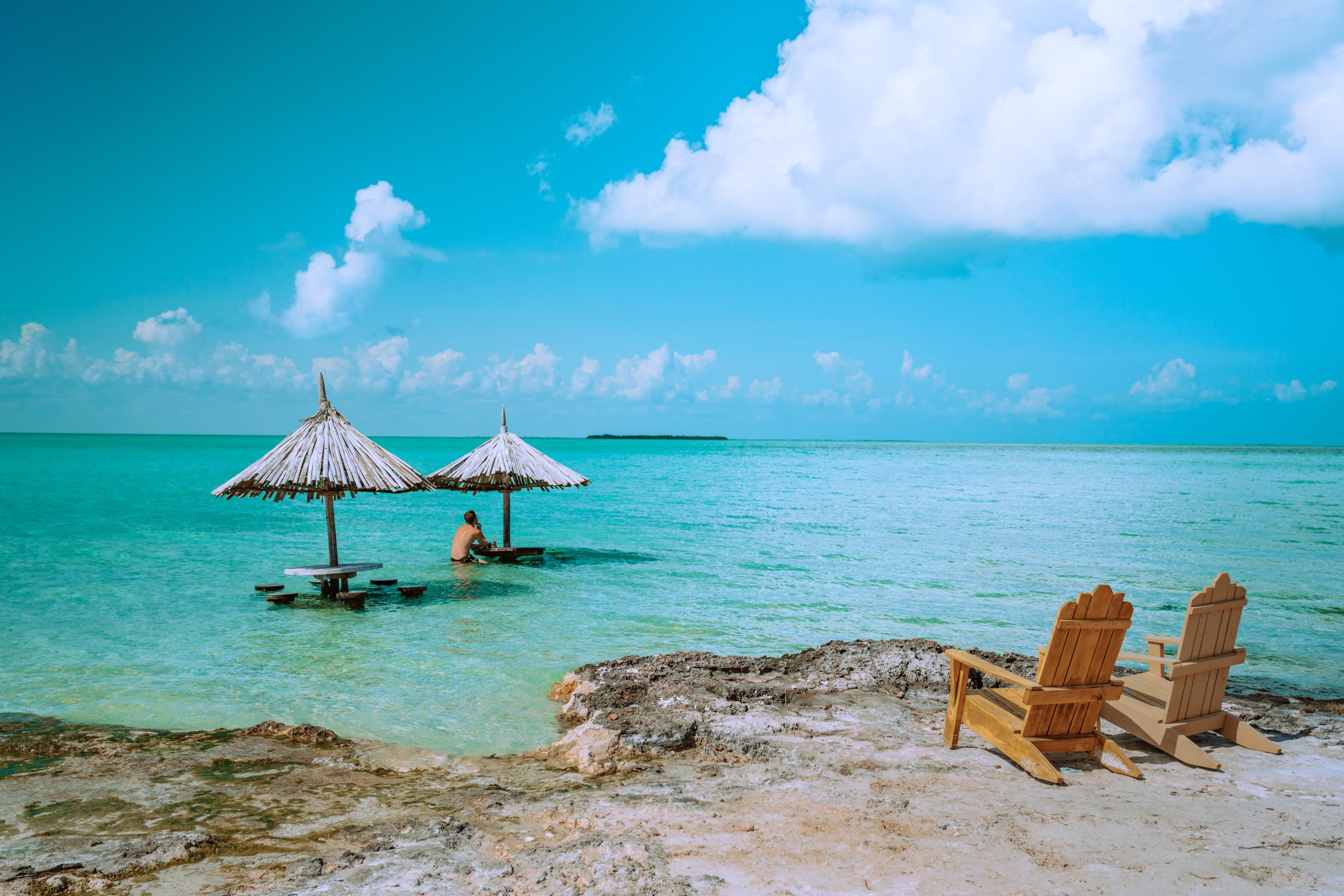 Island Bliss in Belize background